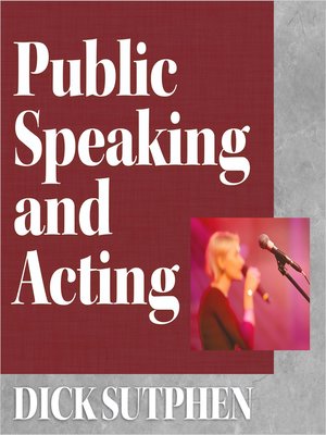 cover image of Public Speaking and Acting